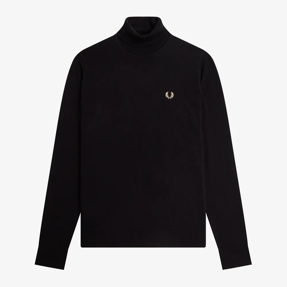 FRED PERRY  |Unisex Wool Street Style Long Sleeves Plain Cotton Oversized