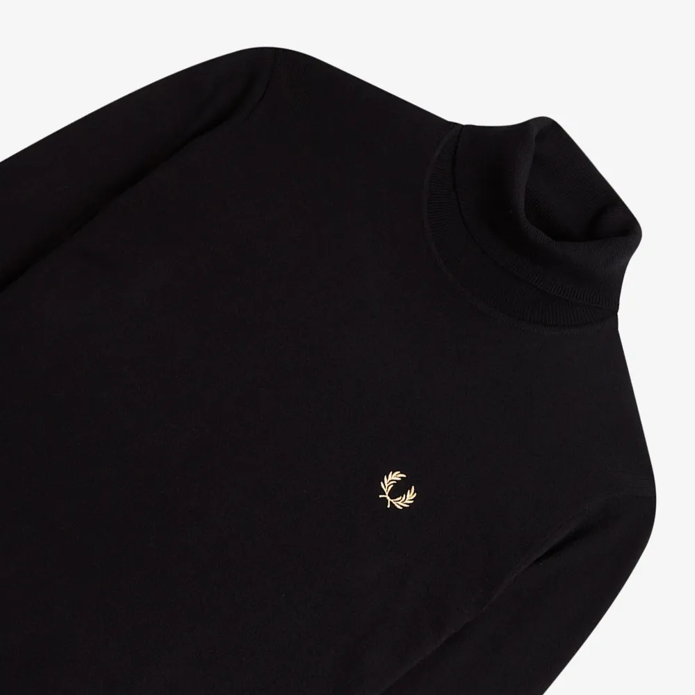 FRED PERRY  |Unisex Wool Street Style Long Sleeves Plain Cotton Oversized