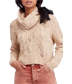 Free People Womens Shades Of Dawn Pullover Sweater