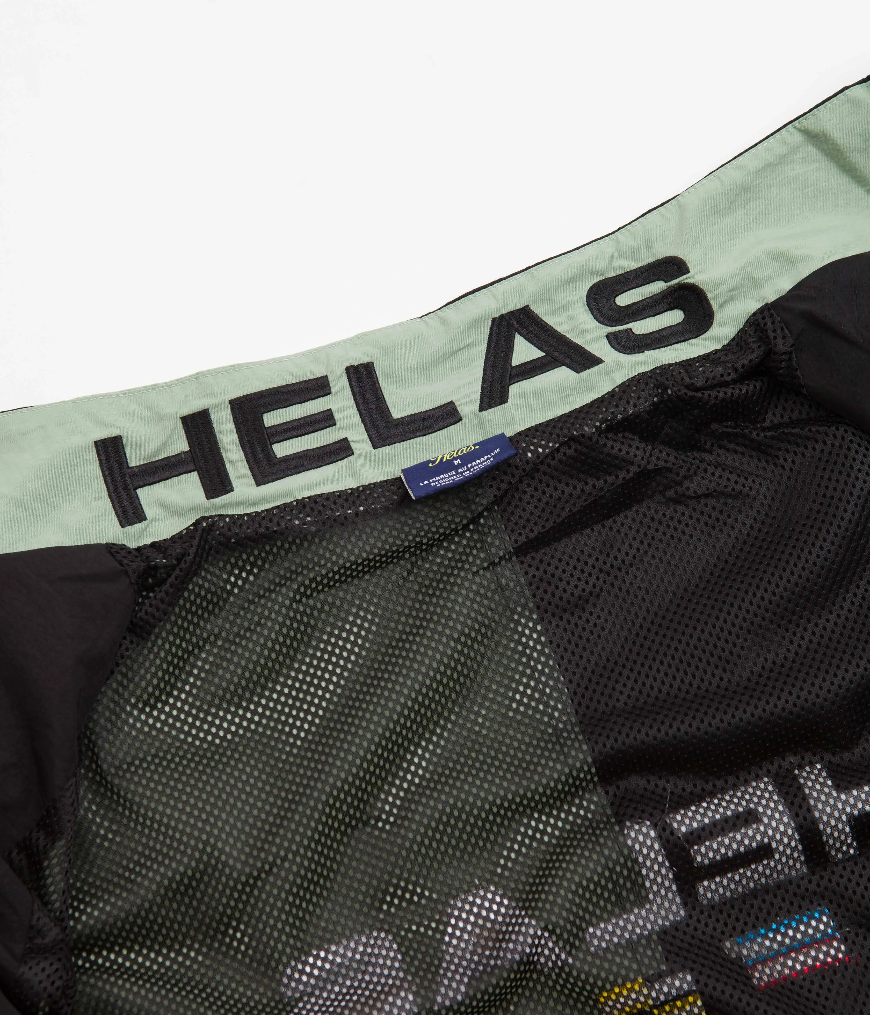 Helas Nautique Tracksuit Jacket - Black / Light Khaki