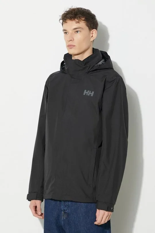 Helly Hansen outdoor jacket Dubliner black color