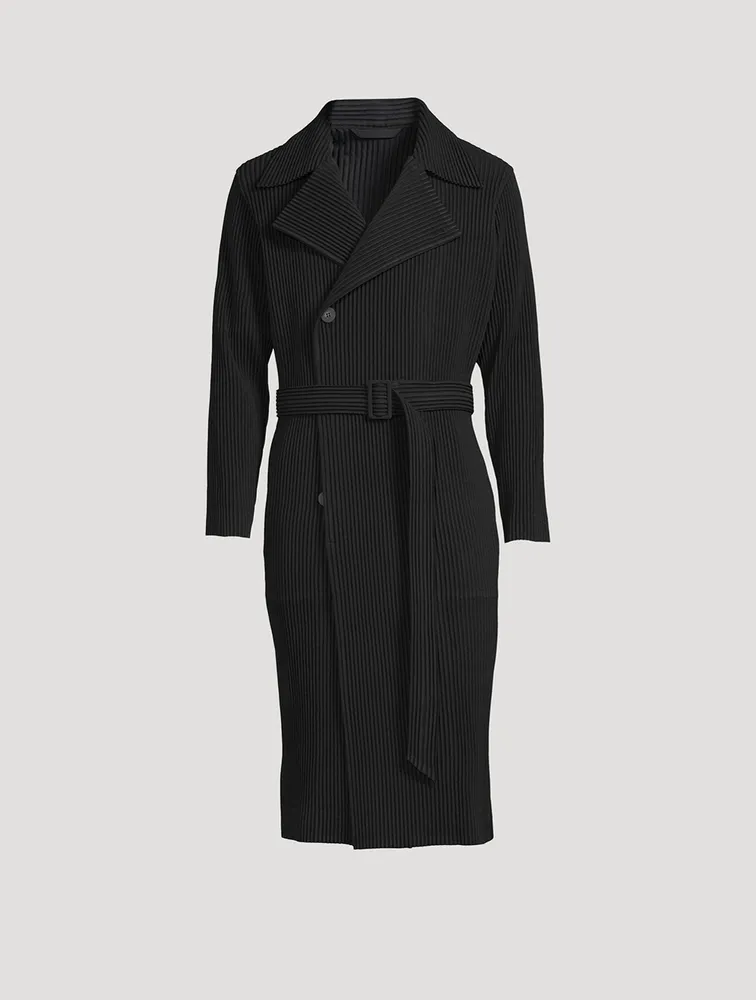 HOMME PLISSÉ ISSEY MIYAKE Double-Breasted Coat