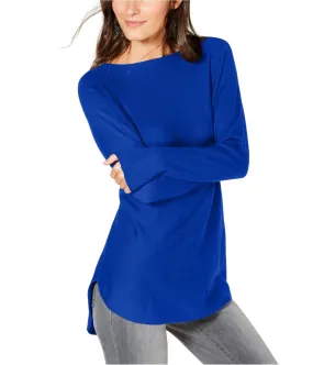 I-N-C Womens Shirttail Knit Sweater