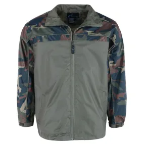 I5 Apparel Men's Camo Lightweight Winderbreaker Rain Jacket