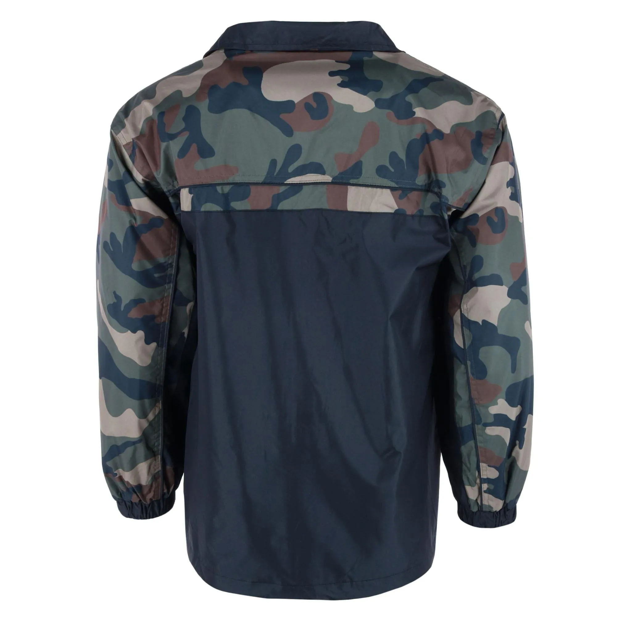 I5 Apparel Men's Camo Lightweight Winderbreaker Rain Jacket