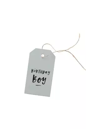 In The Daylight - Birthday Boy - Gift Tag