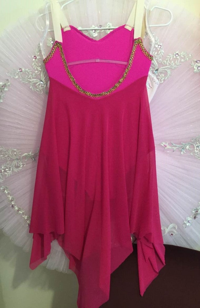 Just Ballet Cerise lyrical dress