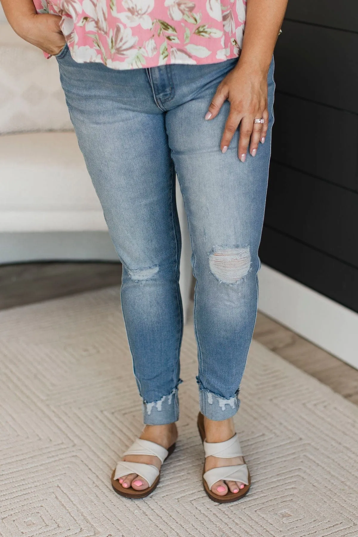 KanCan Ankle Skinny Jeans- Zena Wash