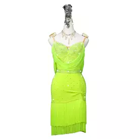 Latin Dance Dress | Custom - Made | QY04