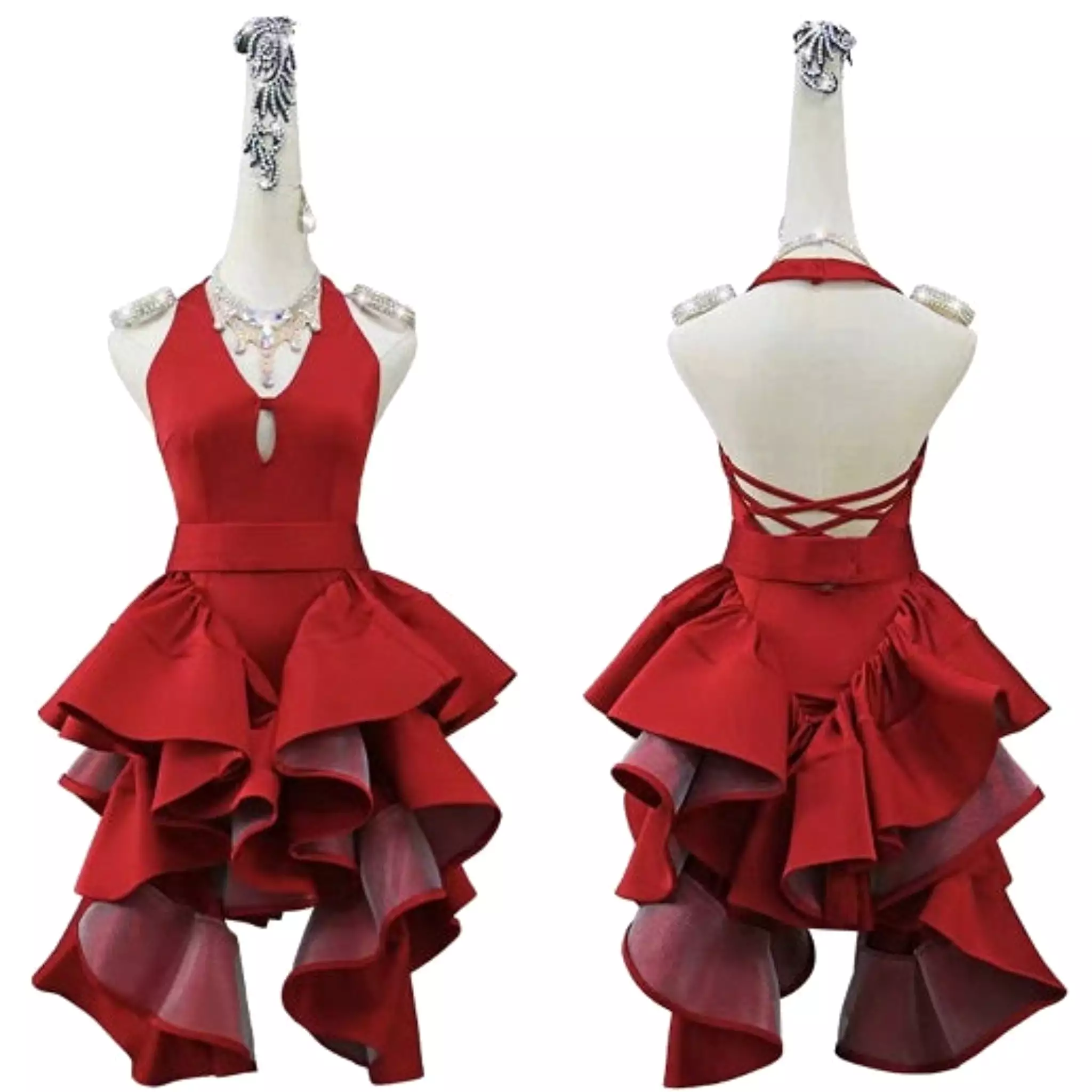 Latin Dance Dress | Custom - Made | QY20