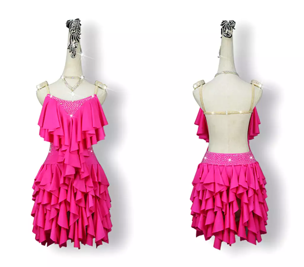 Latin Dance Dress | Custom - Made | QY24