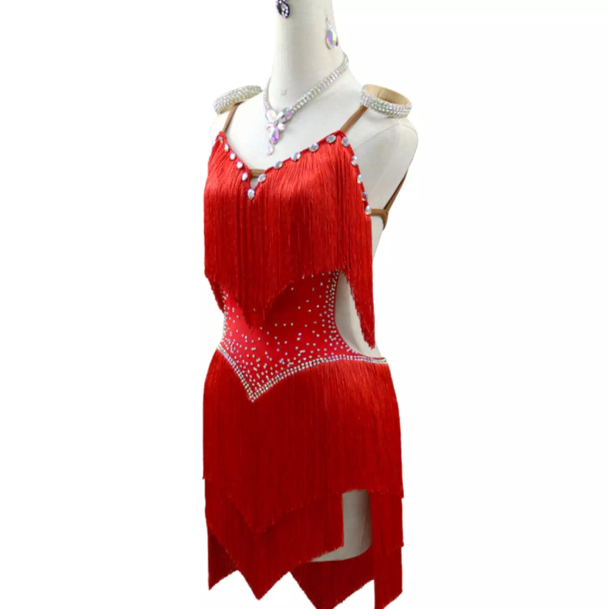 Latin Dance Dress | Custom - Made | QY27