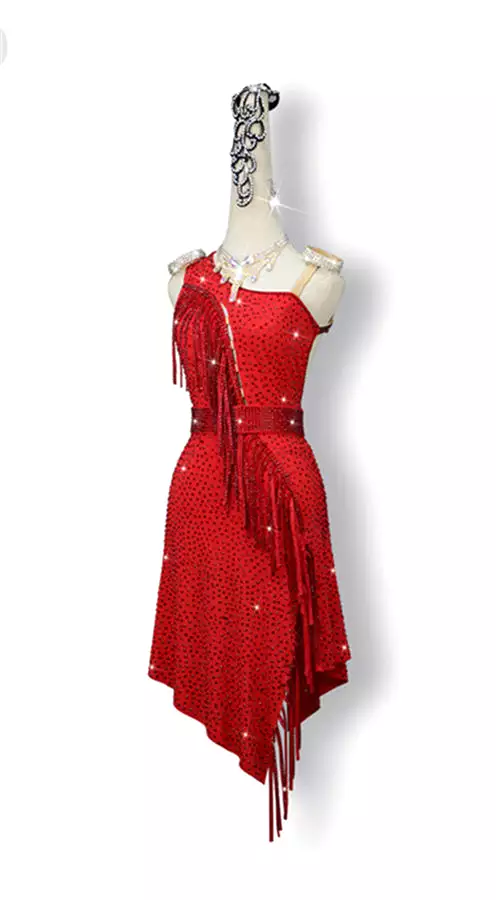 Latin Dance Dress | Custom - Made | QY33