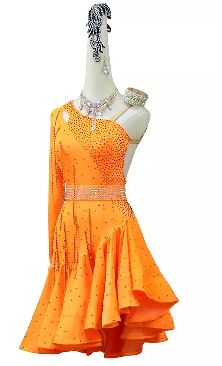 Latin Dance Dress | Custom - Made | QY40