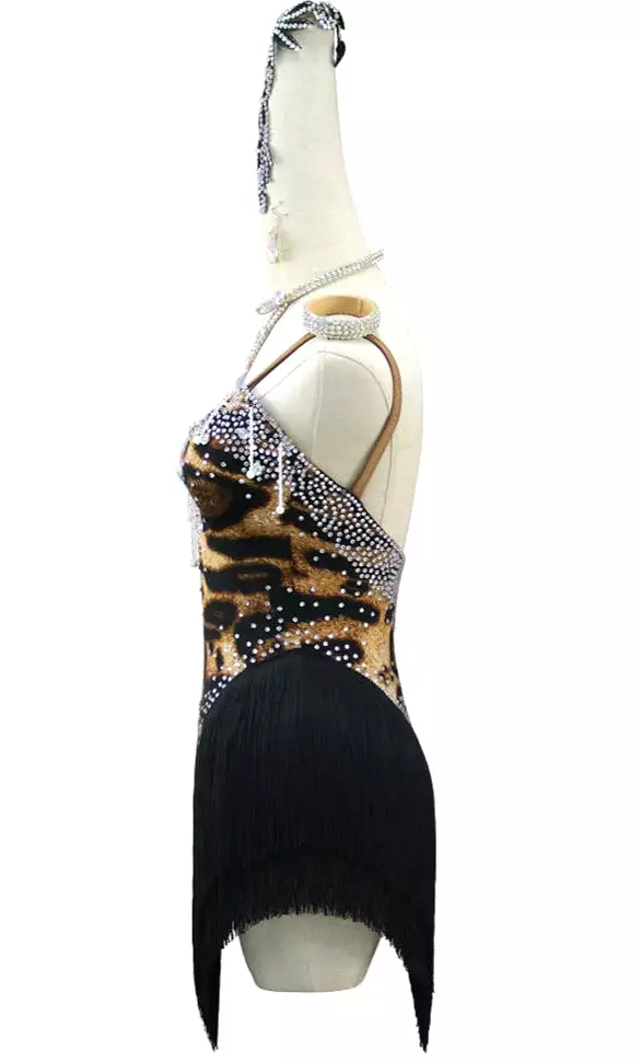 Latin Dance Dress | Custom - Made | QY41