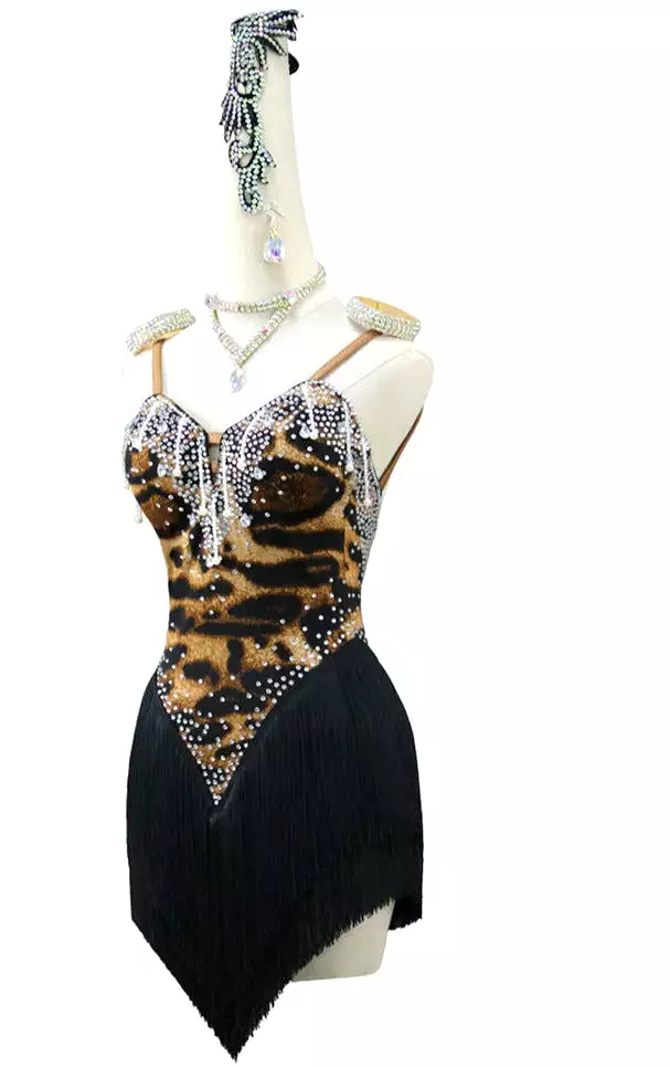 Latin Dance Dress | Custom - Made | QY41