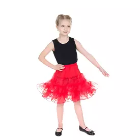 Little Kitty Girl's Red Petticoat Tutu