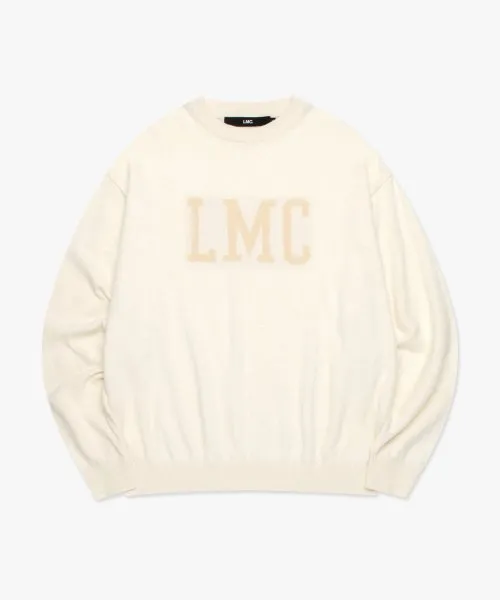 LMC  |Unisex Street Style Long Sleeves Plain Logo Sweaters