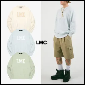 LMC  |Unisex Street Style Long Sleeves Plain Logo Sweaters