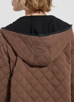 London Quilted Jacket | Cold Chesnut