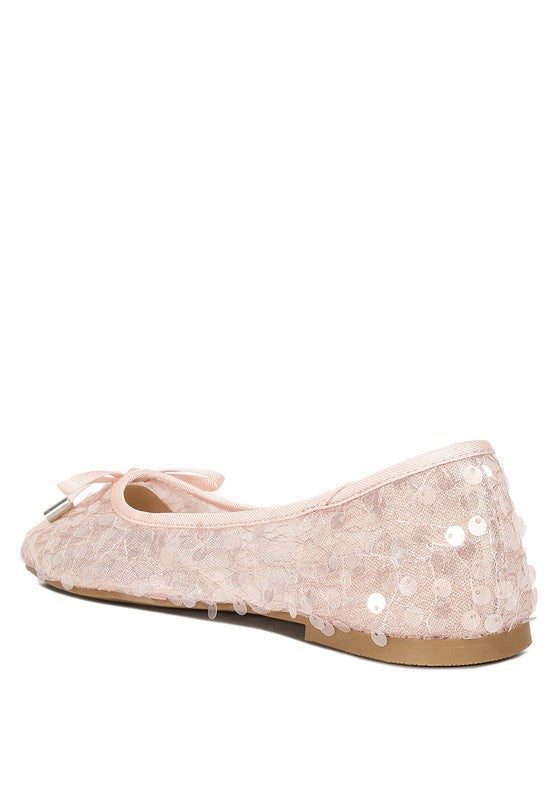 Lysander Sequin Sheer Ballet Flats