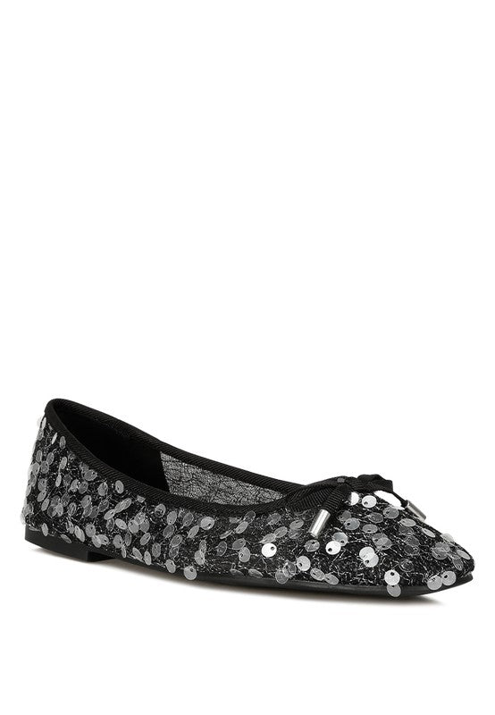 Lysander Sequin Sheer Ballet Flats