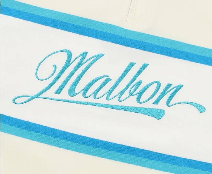 Malbon Golf  |Street Style Plain Short Sleeves Logo Sweaters