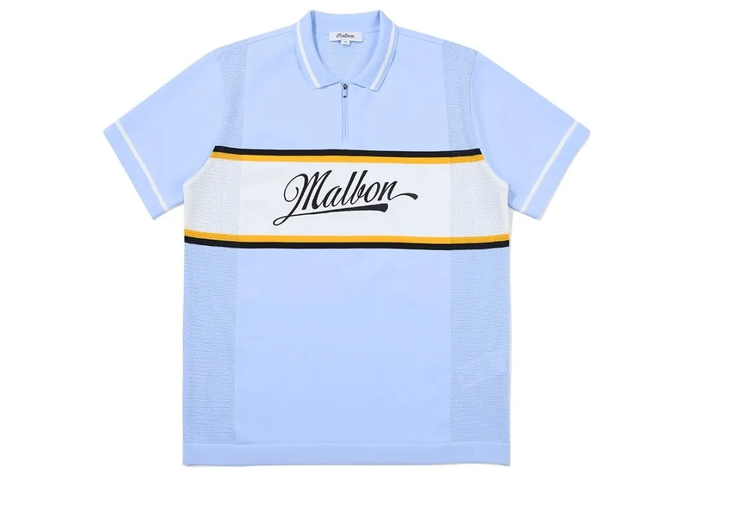 Malbon Golf  |Street Style Plain Short Sleeves Logo Sweaters