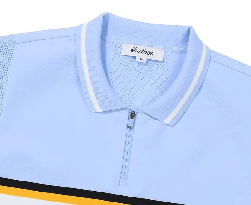 Malbon Golf  |Street Style Plain Short Sleeves Logo Sweaters