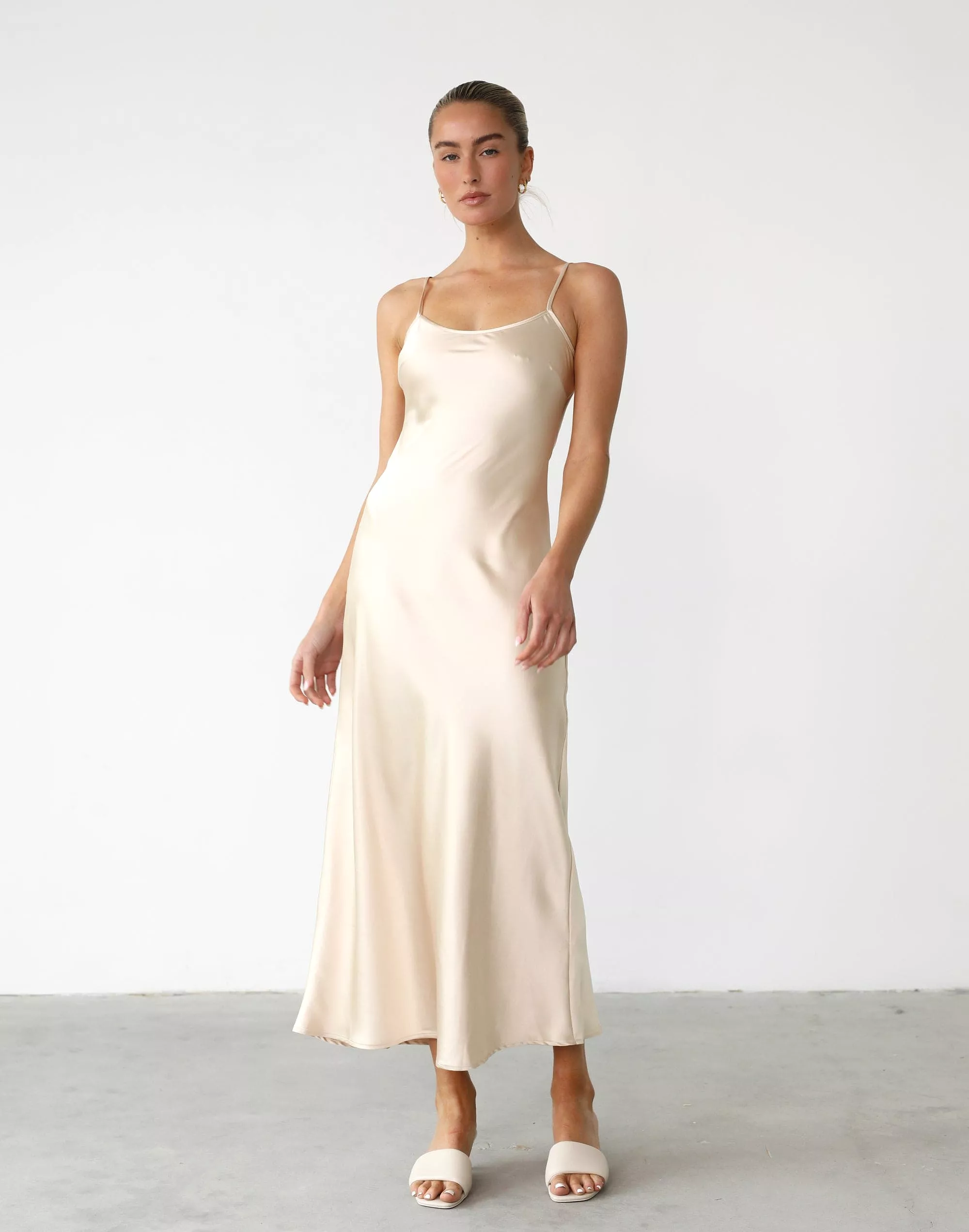 Martha Maxi Dress (Sandstone)