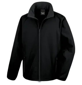 Mc Keever Core Printable Softshell Jacket - Adult - Black