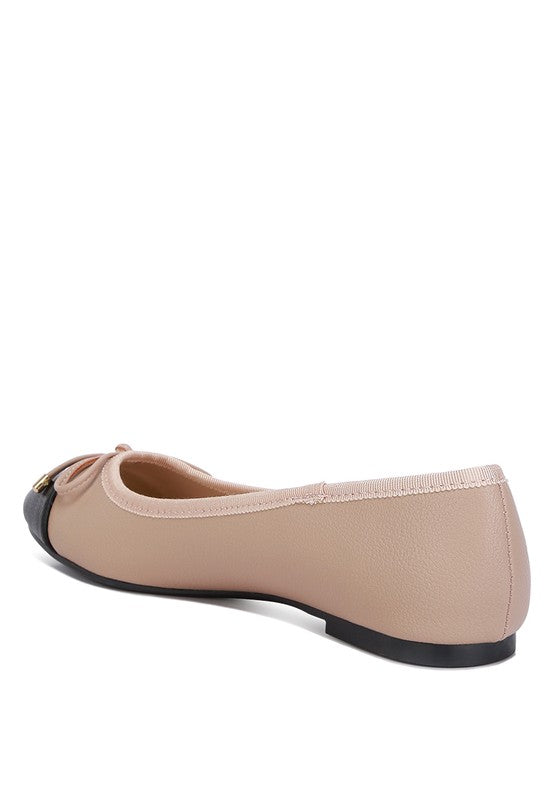 Minato Two Tone Ballet Flats