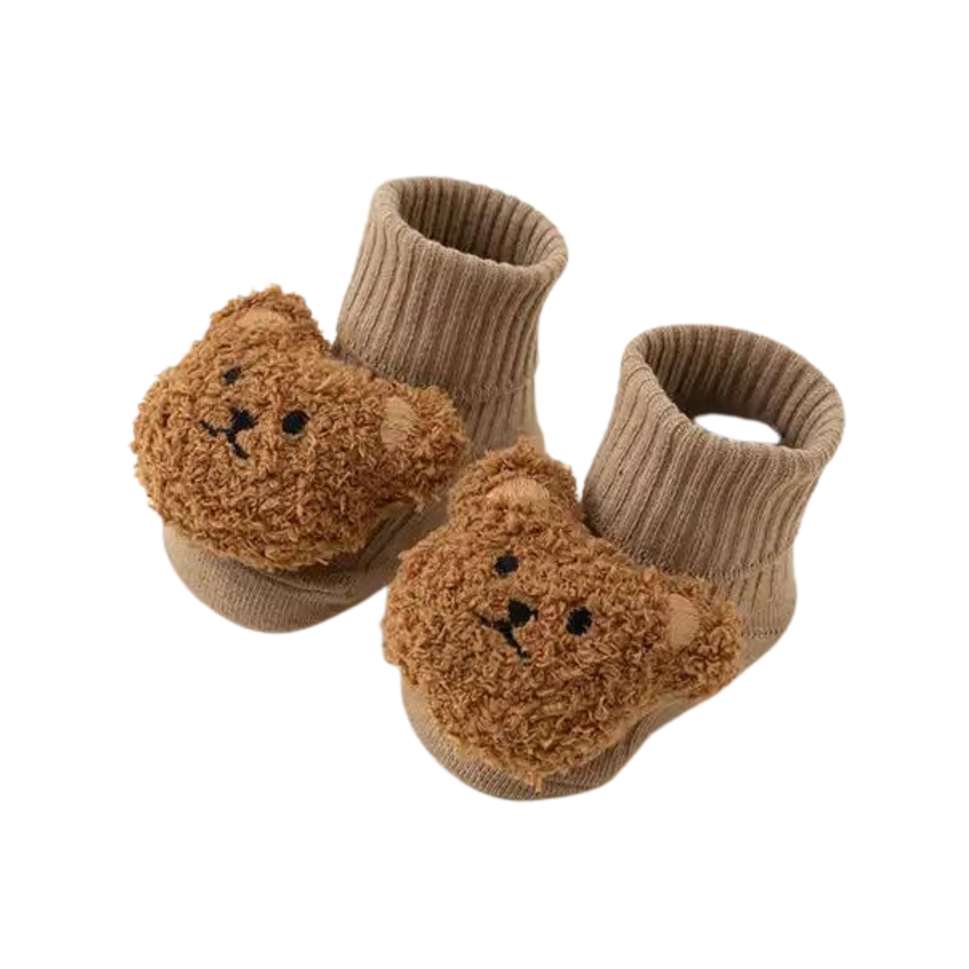 Non-Slip 3D Baby Floor Socks in King of the Jungle