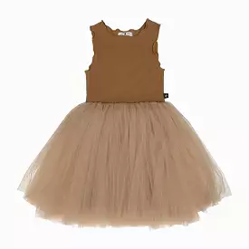 Petite Hailey Melon Tutu Dress - Brick