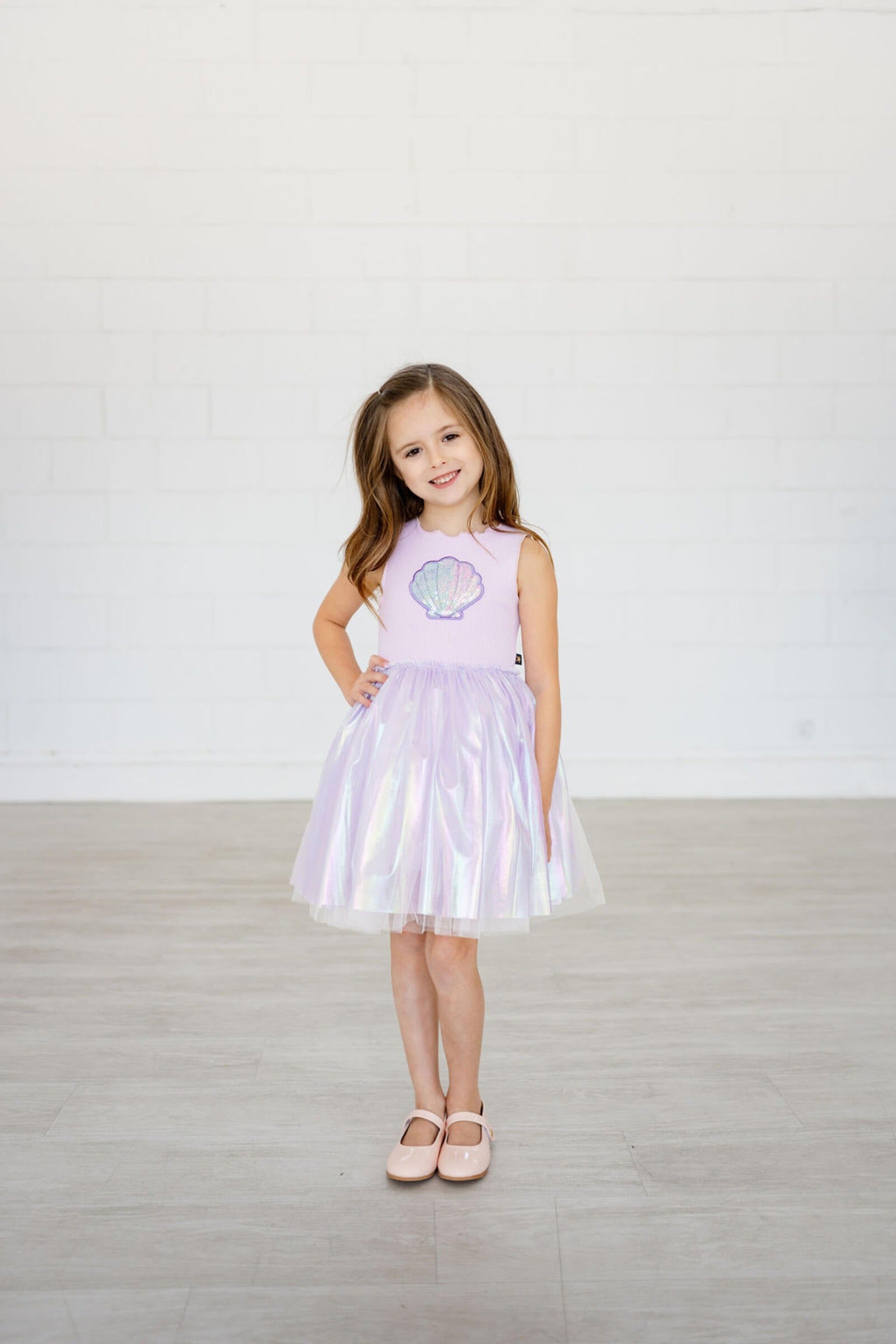 Petite Hailey Pearl Tutu Dress - Purple