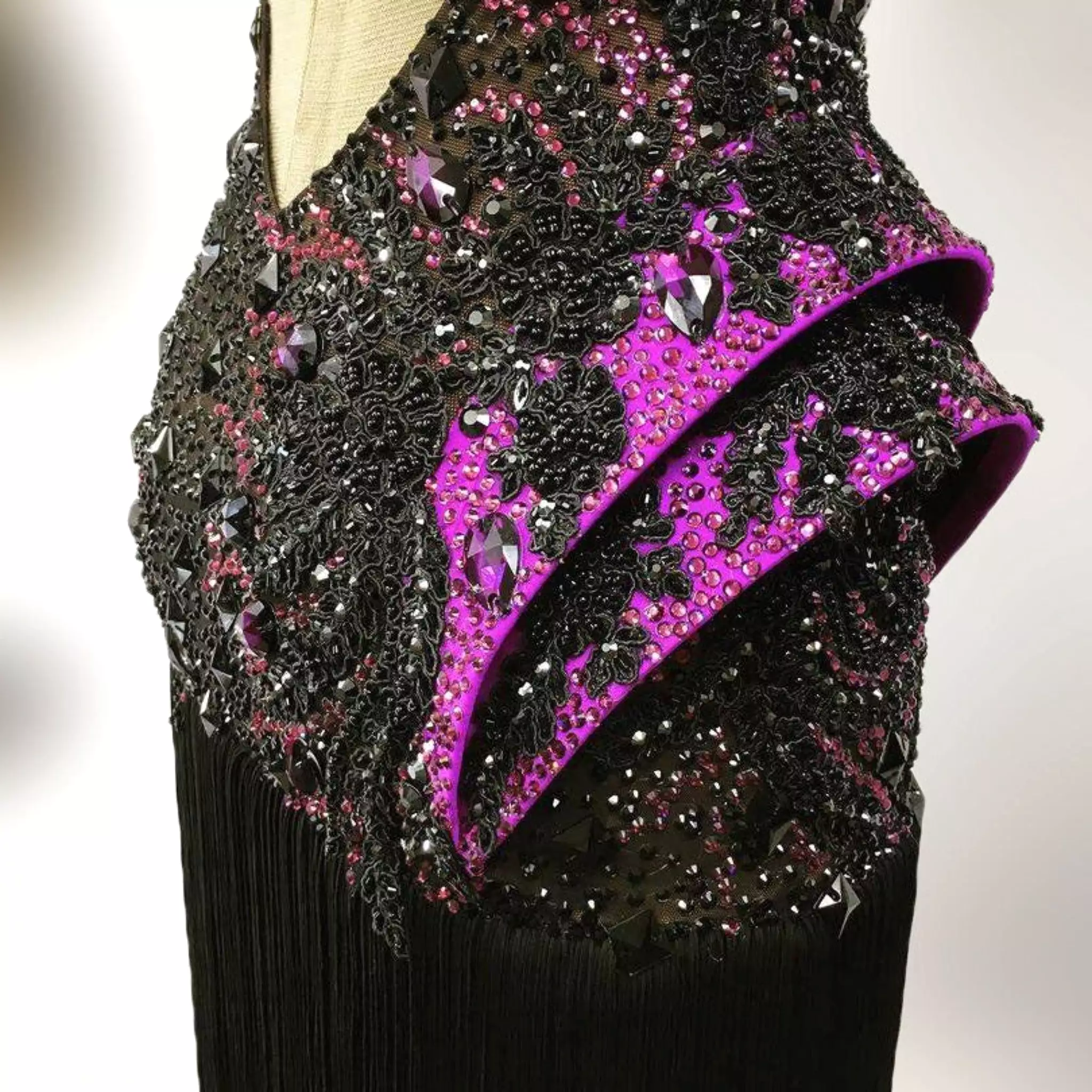 Purple Passion Latin Competition Dress