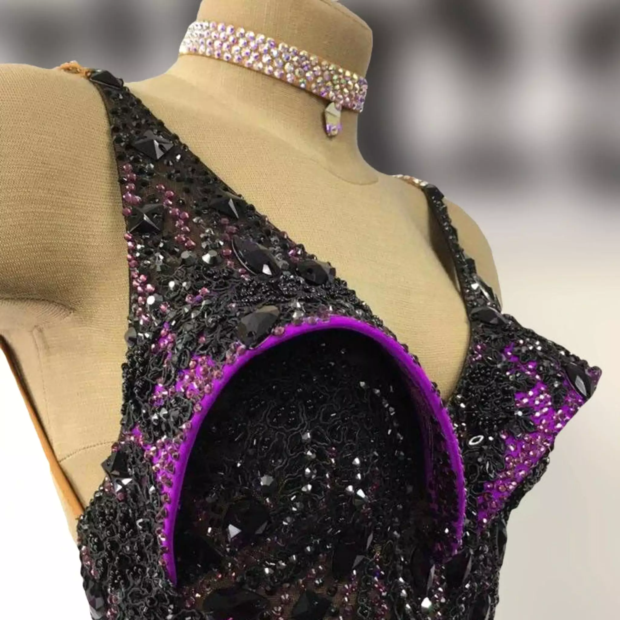 Purple Passion Latin Competition Dress