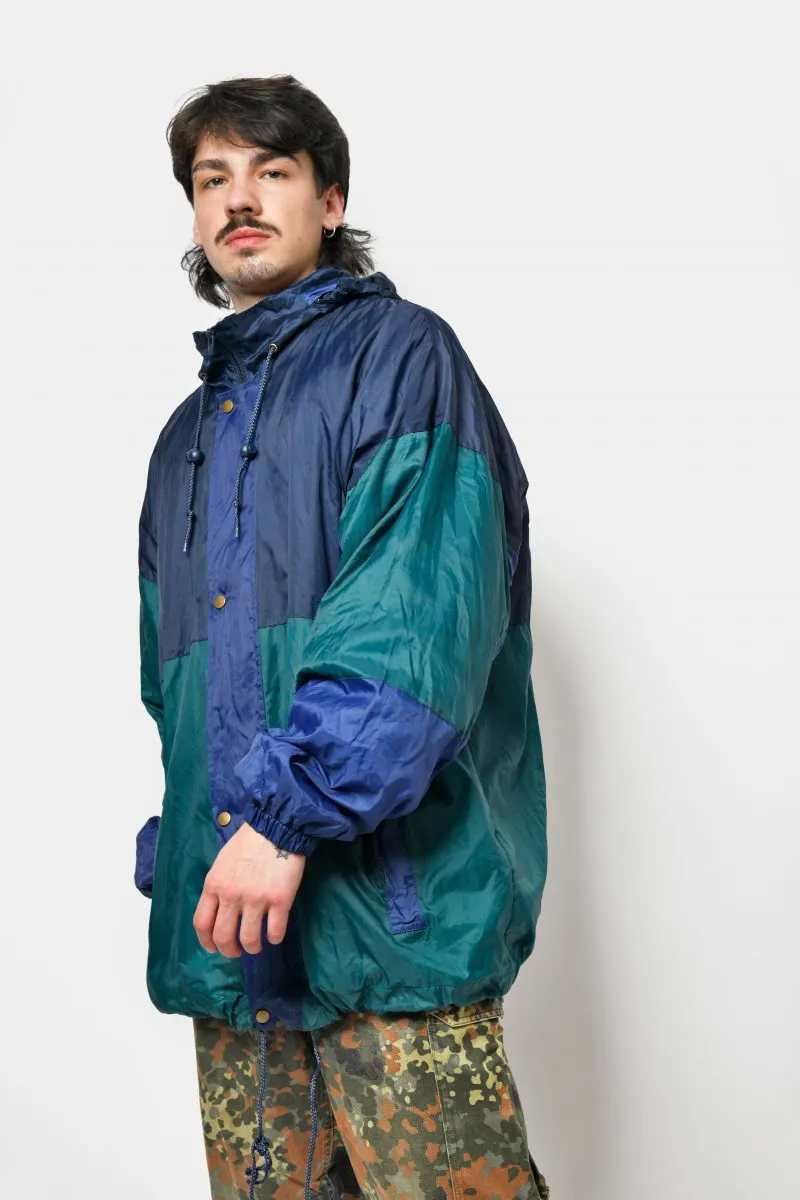 Retro 80s light rain coat