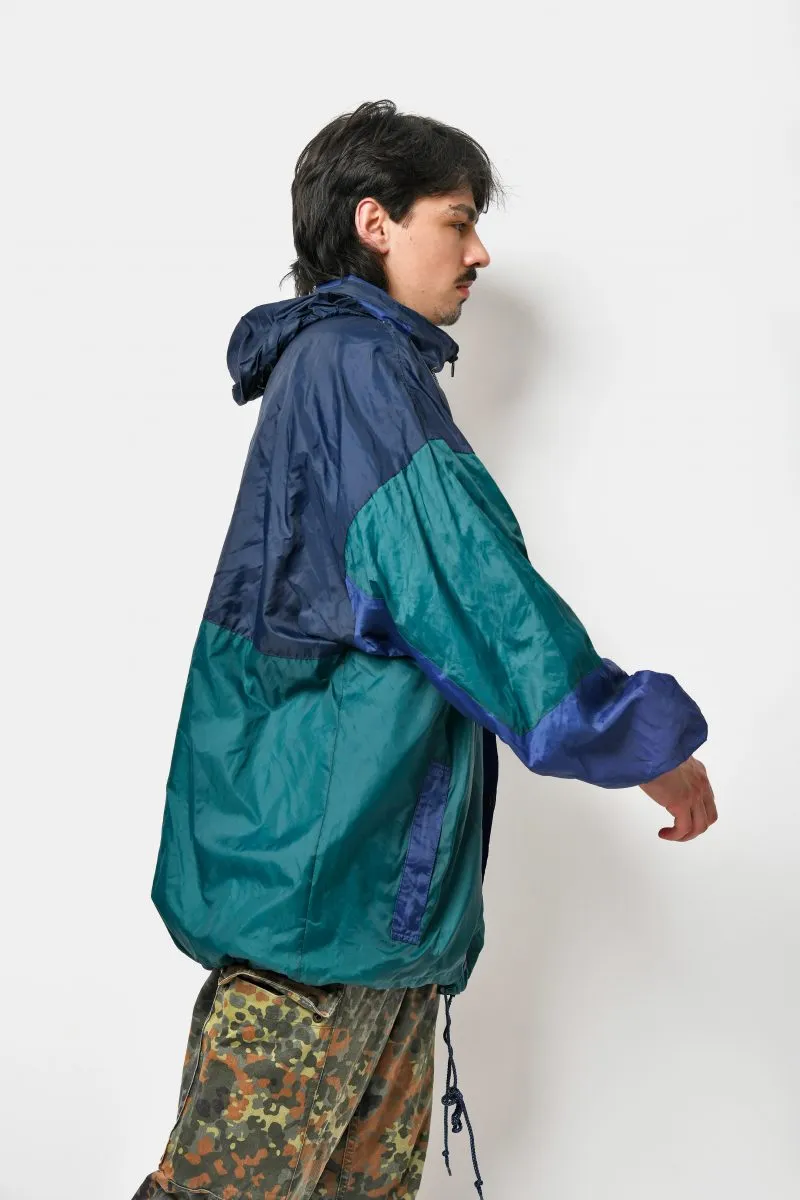 Retro 80s light rain coat