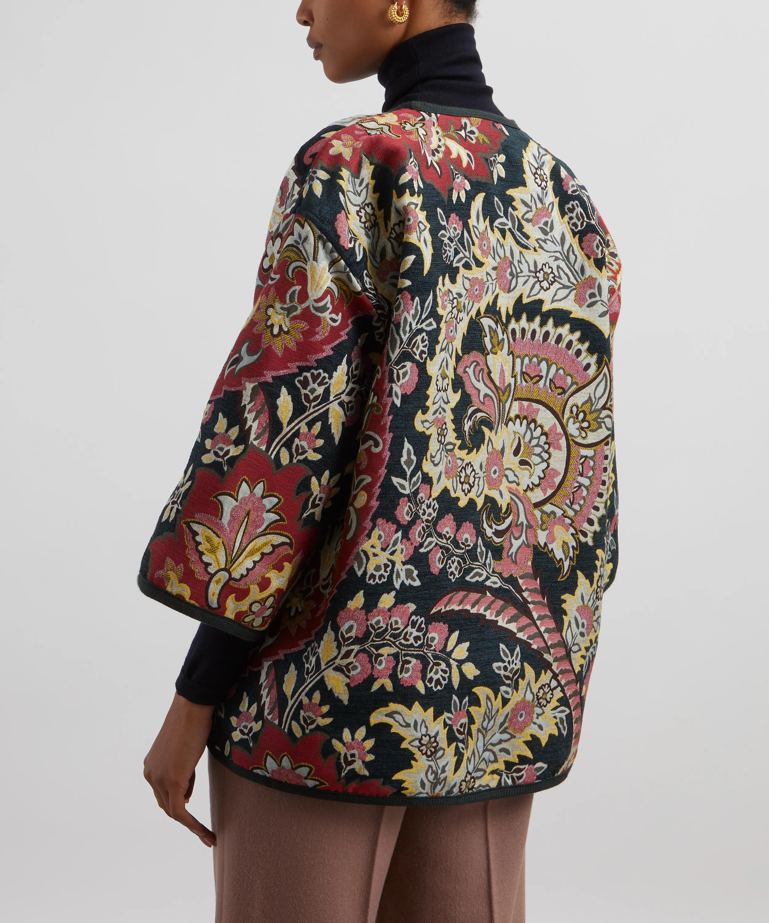 Reversible Chenille Jacquard Kesa Jacket