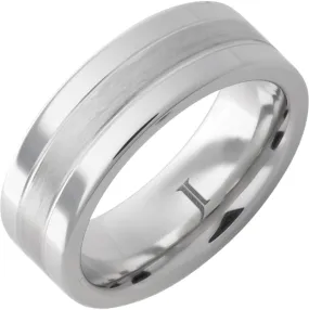 Serinium Satin Center Ring