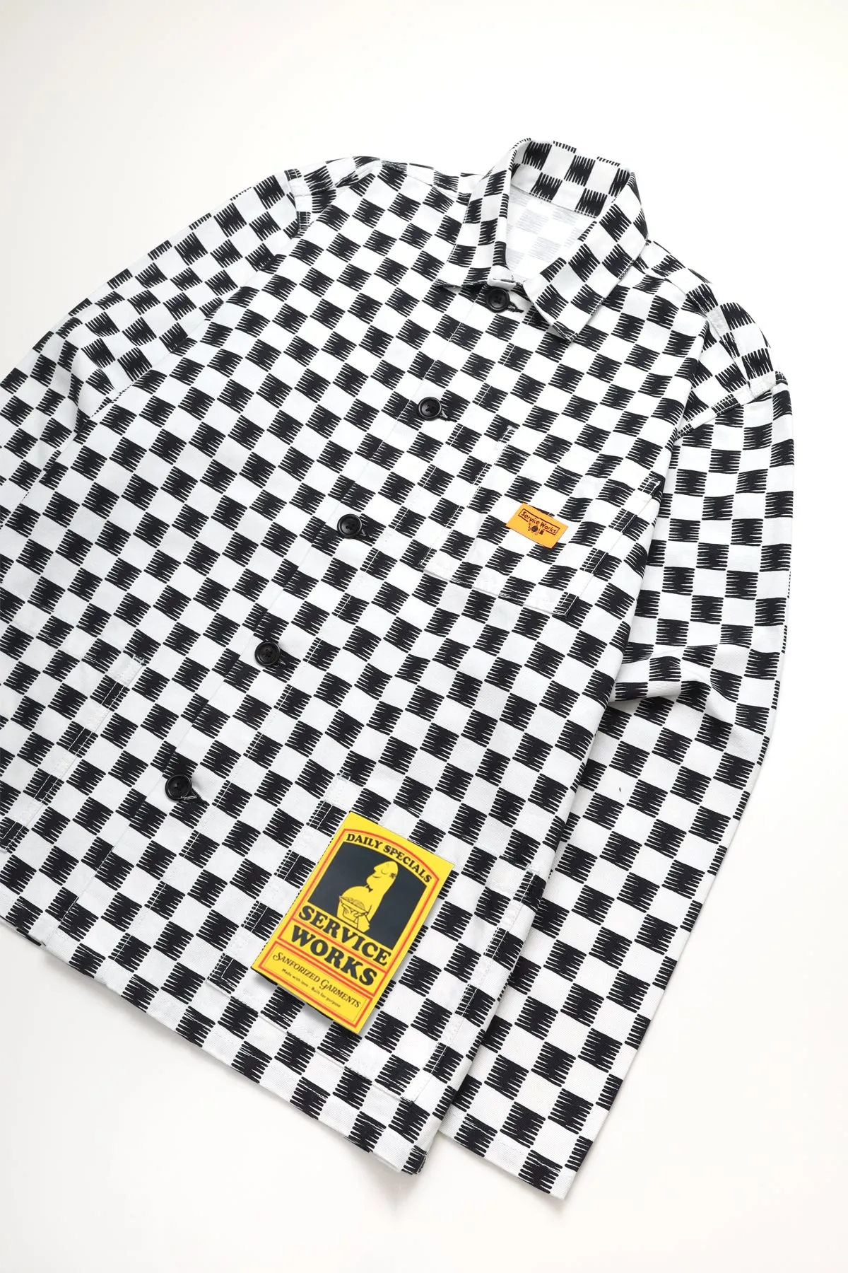 Service Works - Coverall Jacket - Mono Checker