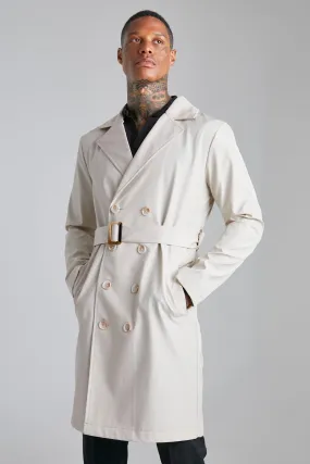 Smart Double Breasted Trench Coat | boohooMAN UK