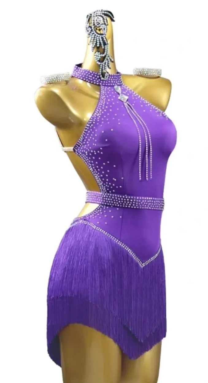 Sparkle Custom Latin Dance Attire | QY03