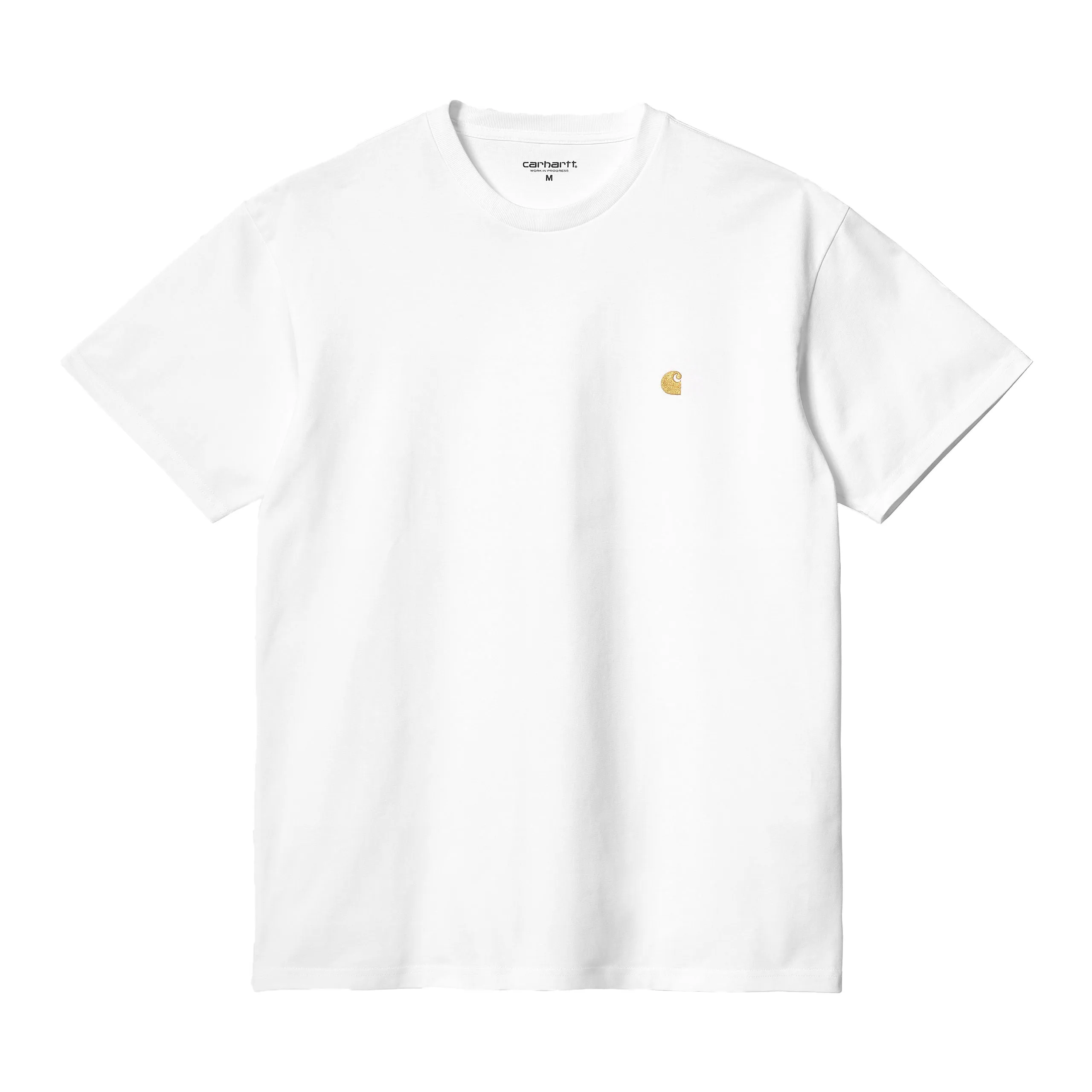 S/S CHASE T-SHIRT WHITE / GOLD