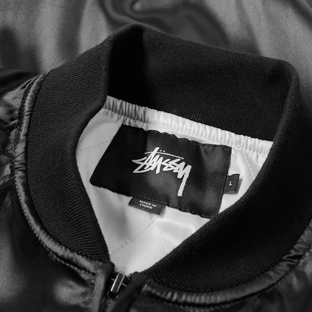 Stussy California Satin JacketBlack