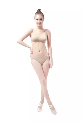 The Mahalia by NeauxLa Dancewear Nude Dance Bra with clear back strap