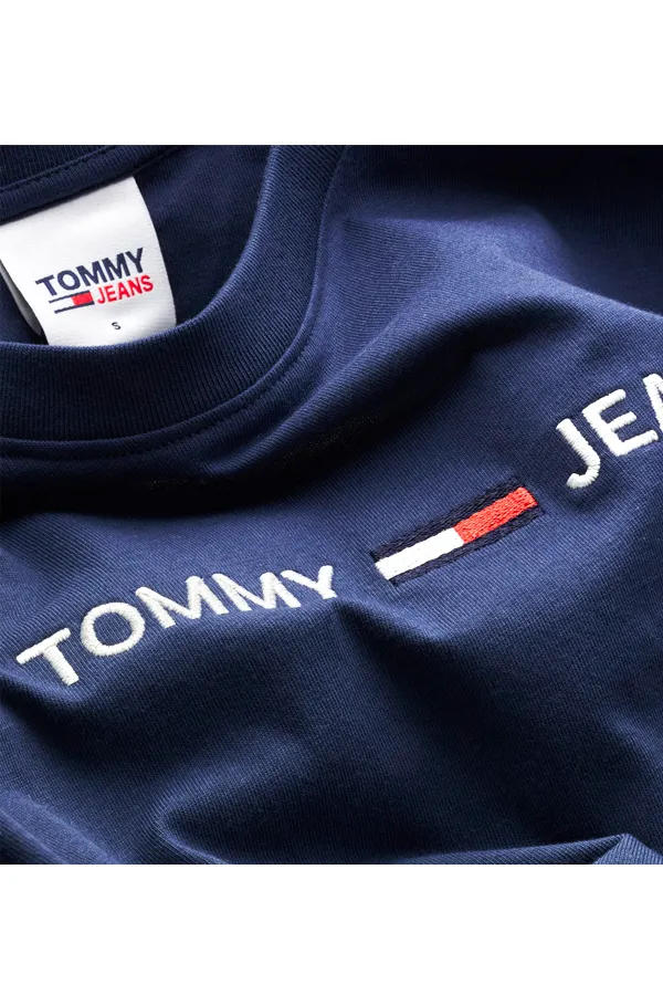 Tommy Hilfiger Women TJW Logo Tee Navy