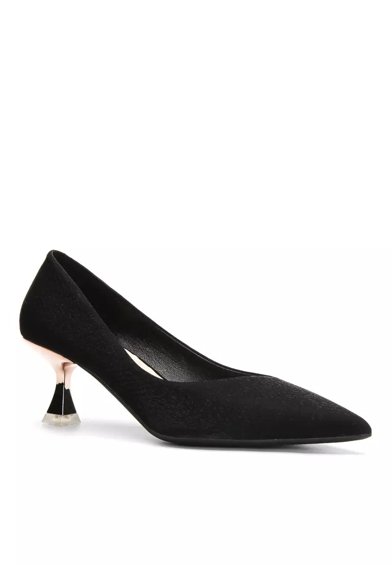 Twenty Eight Shoes 6CM Pointy Satin Fabric Pumps XJ317-1