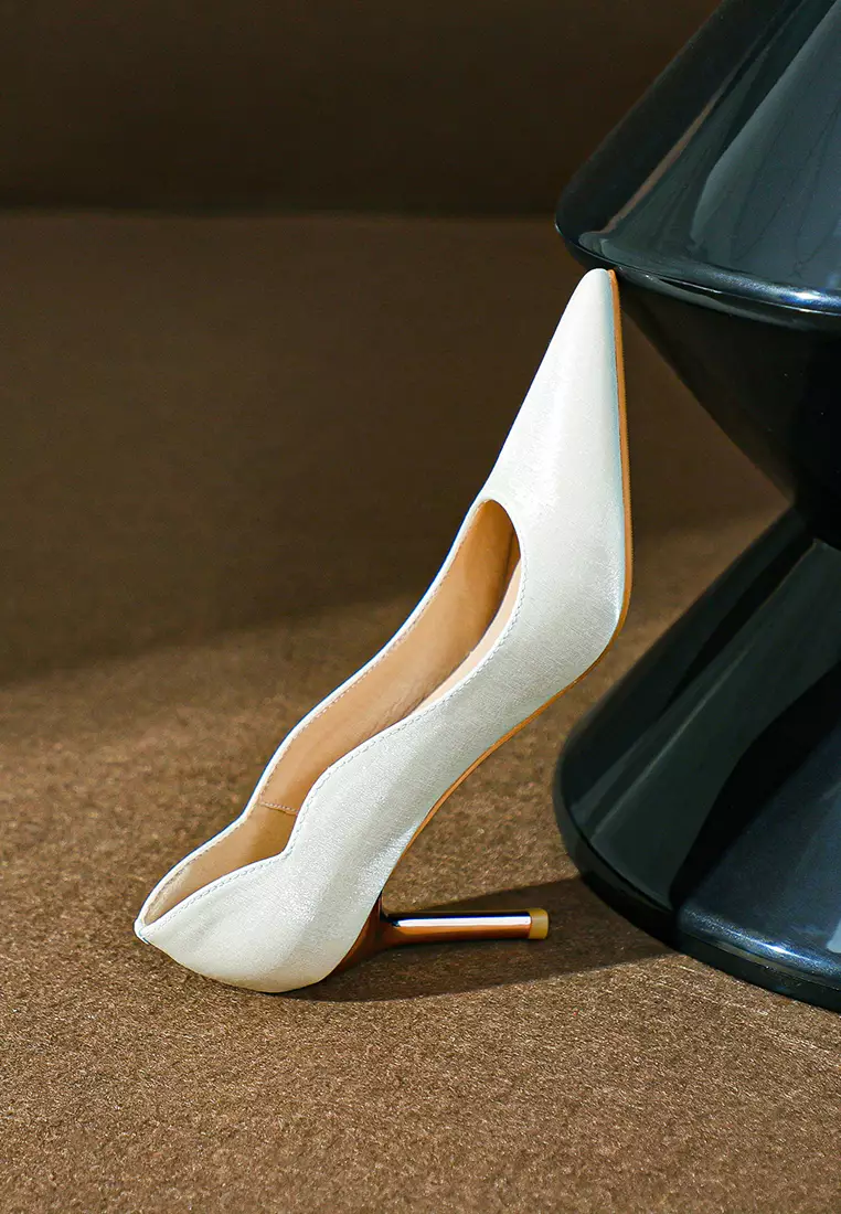 Twenty Eight Shoes 8CM Pointy Satin Pumps BY2181-21